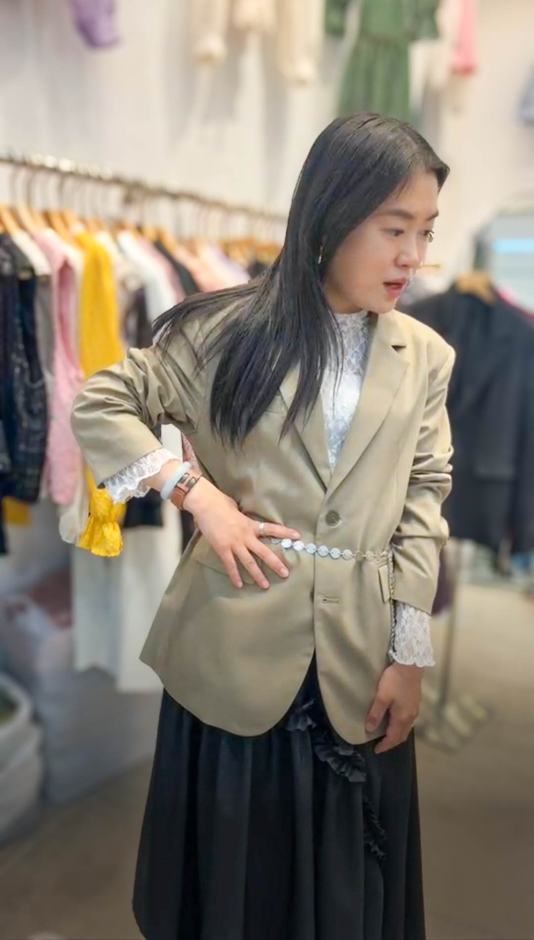🥰PM_K1707  ▶️西裝外套 👉B:112cm L:72cm