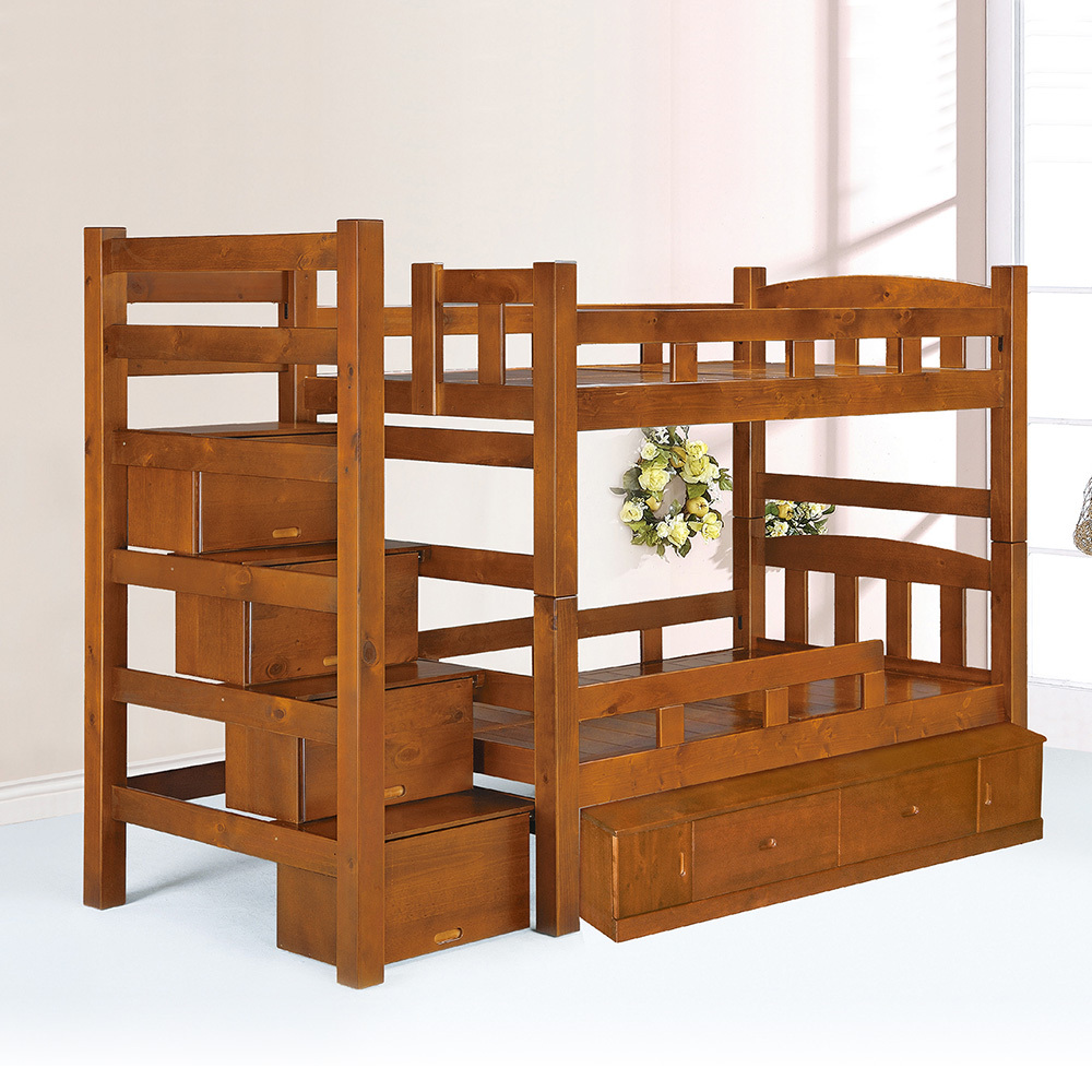 喬傑大容量抽屜雙層床架