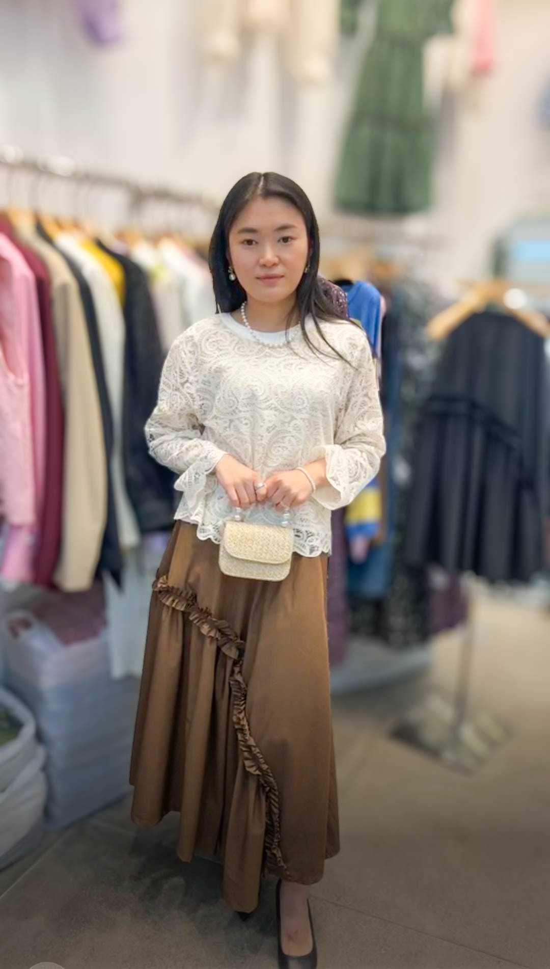🥰PM_K1718  ▶️全蕾絲上衣 👉B:106cm L:54cm
