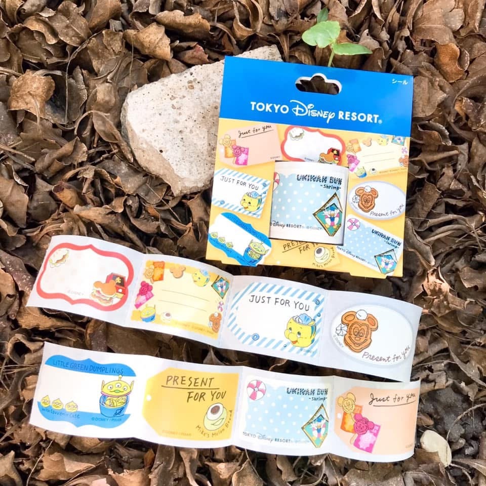 迪士尼限定 可書寫 標籤貼紙 貼紙捲｜Disney 日本