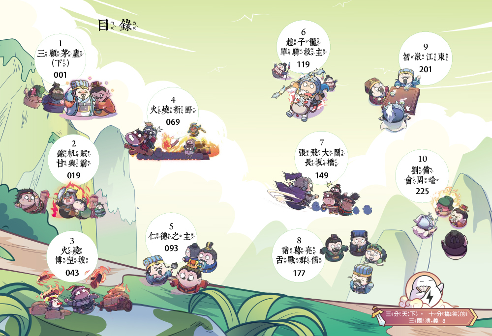三分天下十分搞笑的三國演義8：單騎救主／大鬧長坂橋／舌戰群儒──爆笑中學英雄智慧