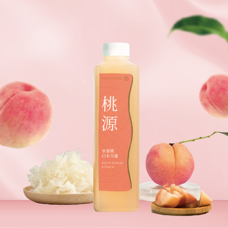 水蜜桃白木耳露｜桃源｜嚴選拉拉山｜1000ml*1