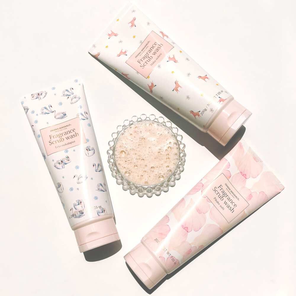 OHANA MAHAALO 愛戀茉莉 角質掰掰磨砂沐浴霜200g