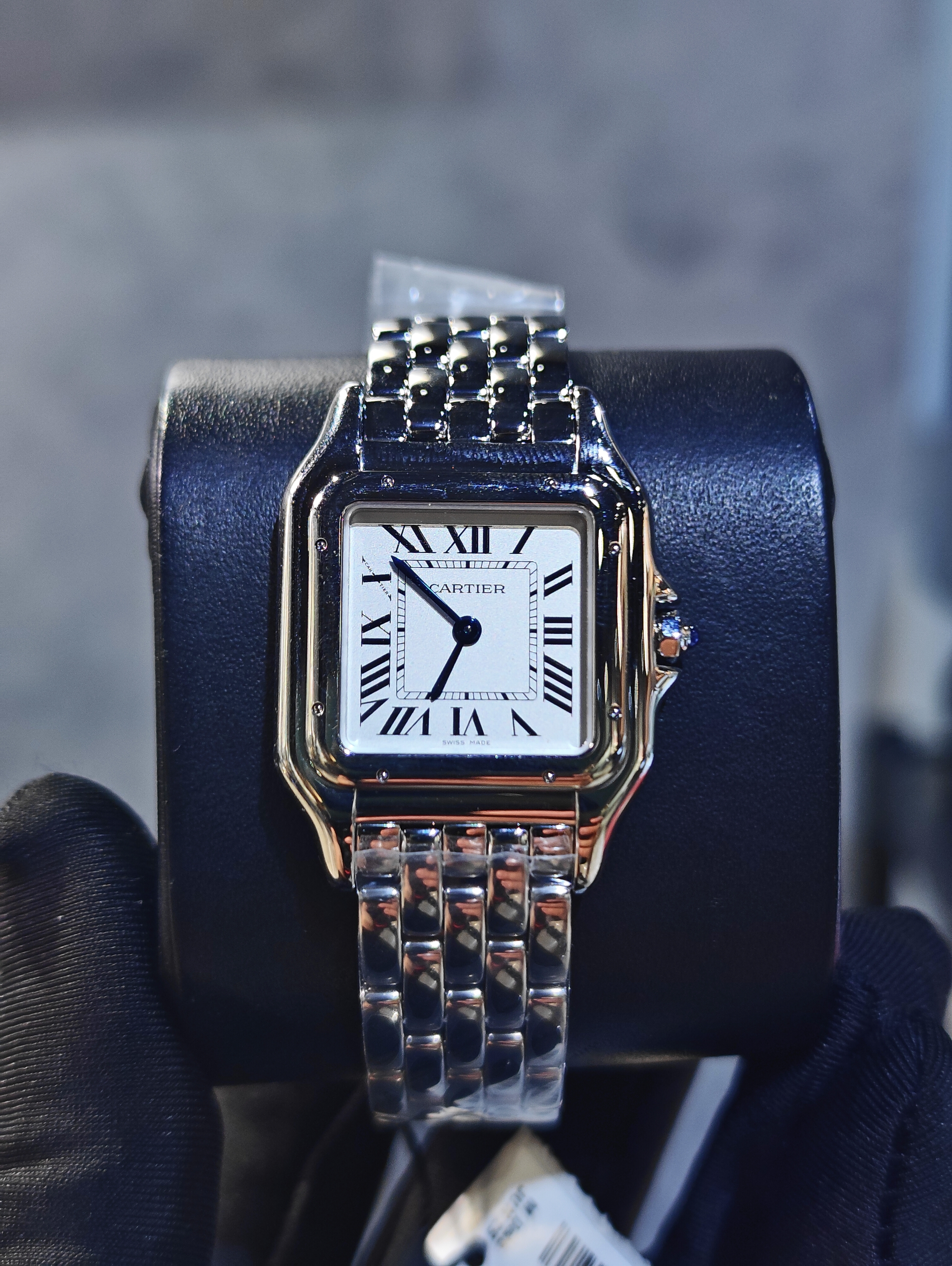 BRAND NEW CARTIER WSPN0015 SILVER WHITE DIAL MEDIUM PANTHERE DE CARTIER 36 MM