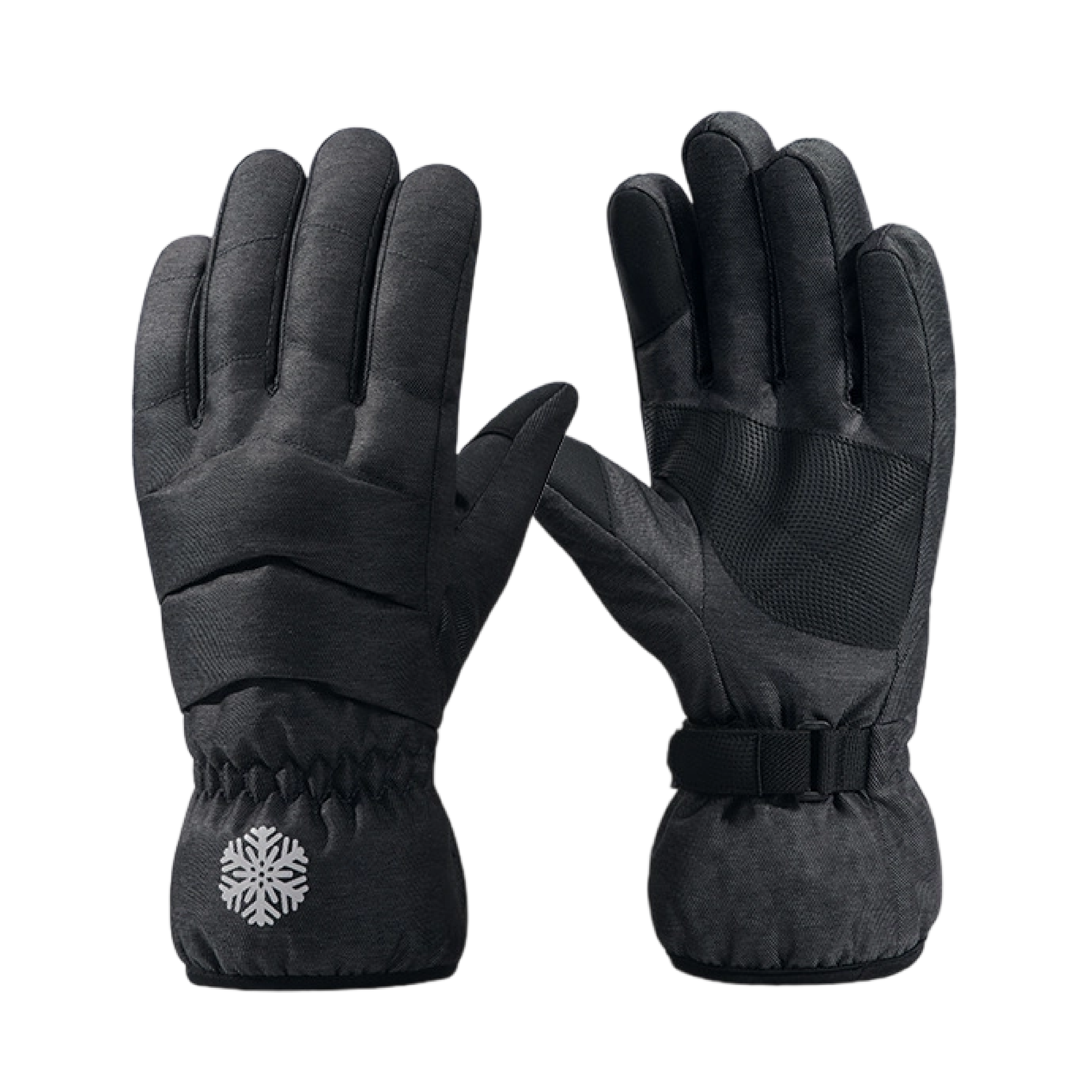 天鵝絨防風防寒保暖手套 男款 (黑色) 43CTB5090A