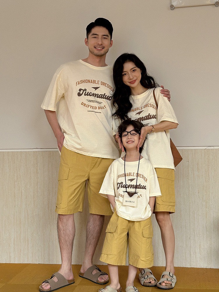 日系字母寬鬆上衣