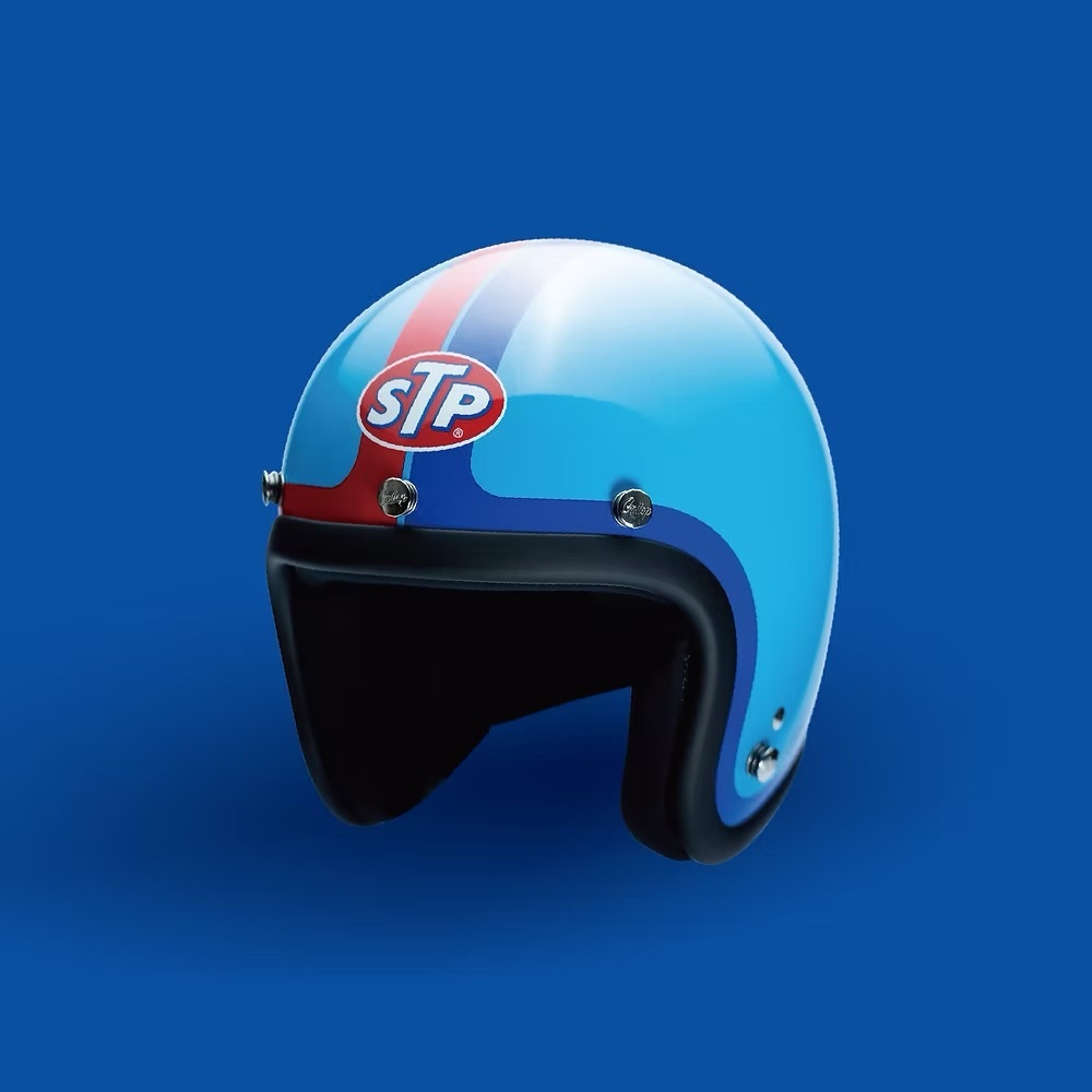 限定款 STP x Gallop 聯名 【藍色】3/4罩式