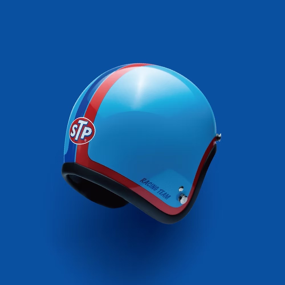 限定款 STP x Gallop 聯名 【藍色】3/4罩式