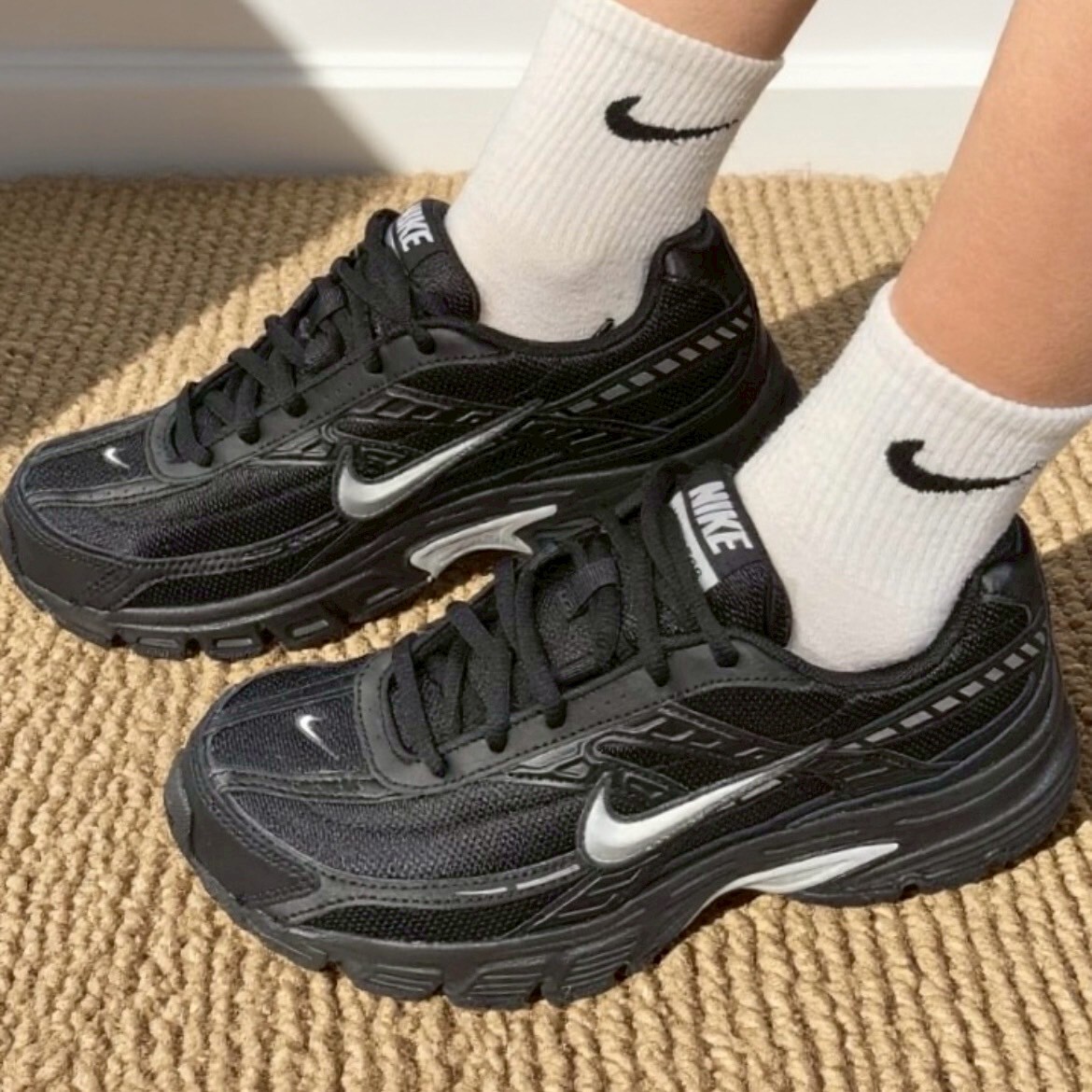 Nike Initiator Black Grey Silver 黑銀 灰銀 復古 老爹鞋 運動休閒鞋