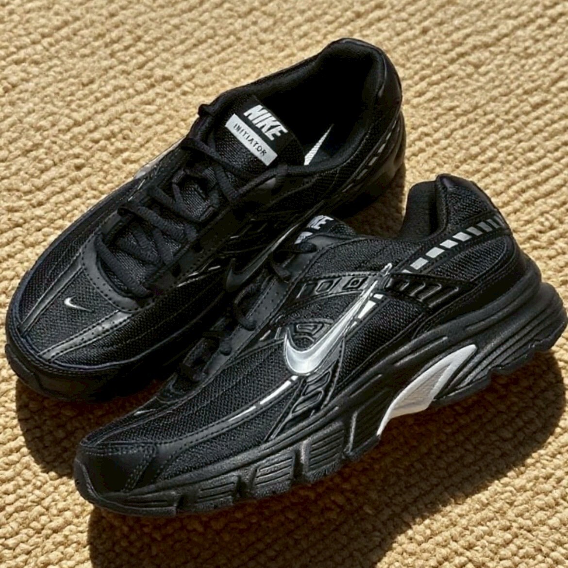 Nike Initiator Black Grey Silver 黑銀 灰銀 復古 老爹鞋 運動休閒鞋