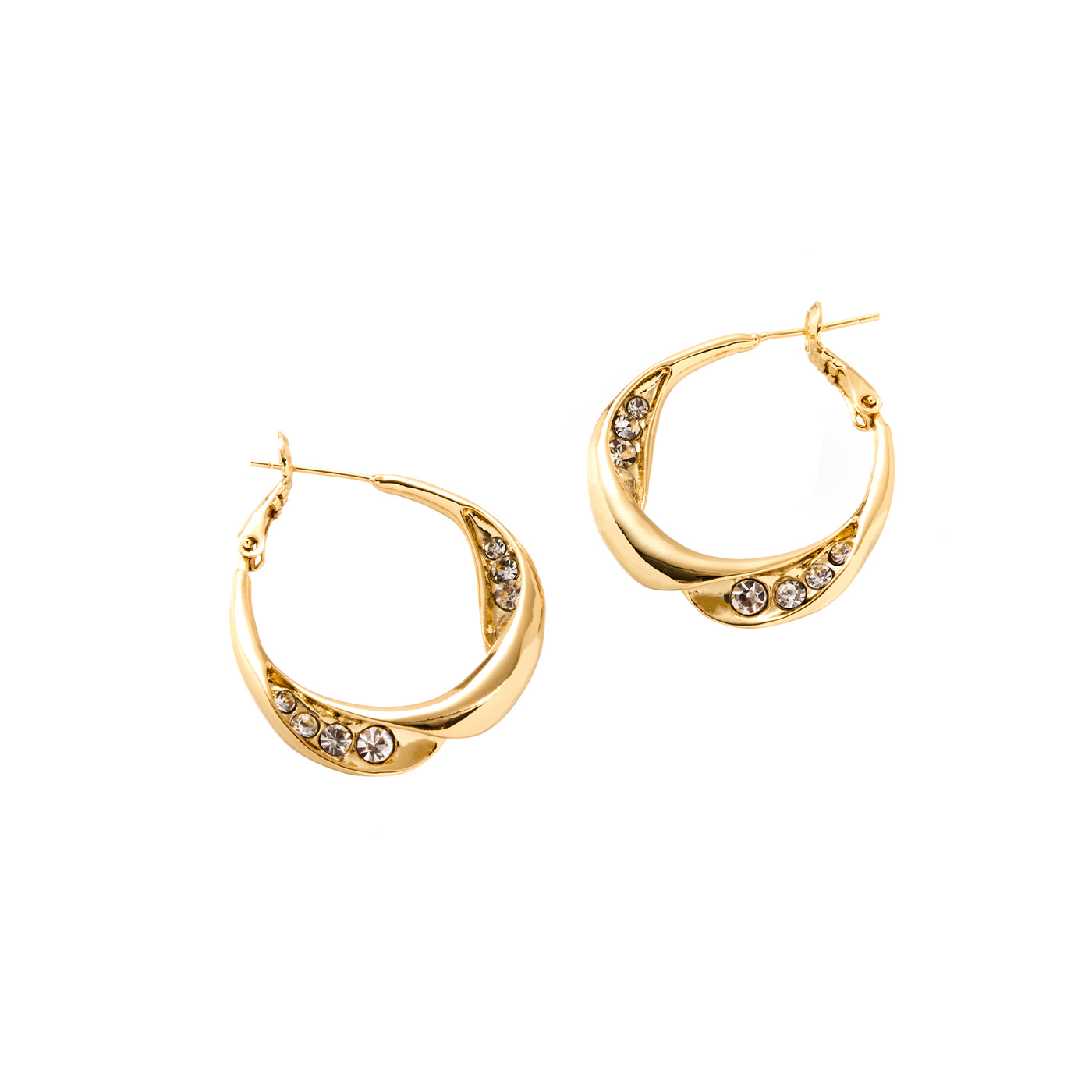 平價飾品,銀針,鋯石,圈圈耳環