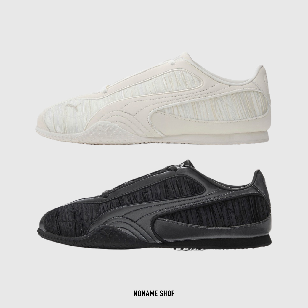 PUMA BELLA V2 LUSTROUS 中國限定 經典 百搭 皺褶 緞面 拼接 復古 德訓鞋 兩色 (男/女同款)