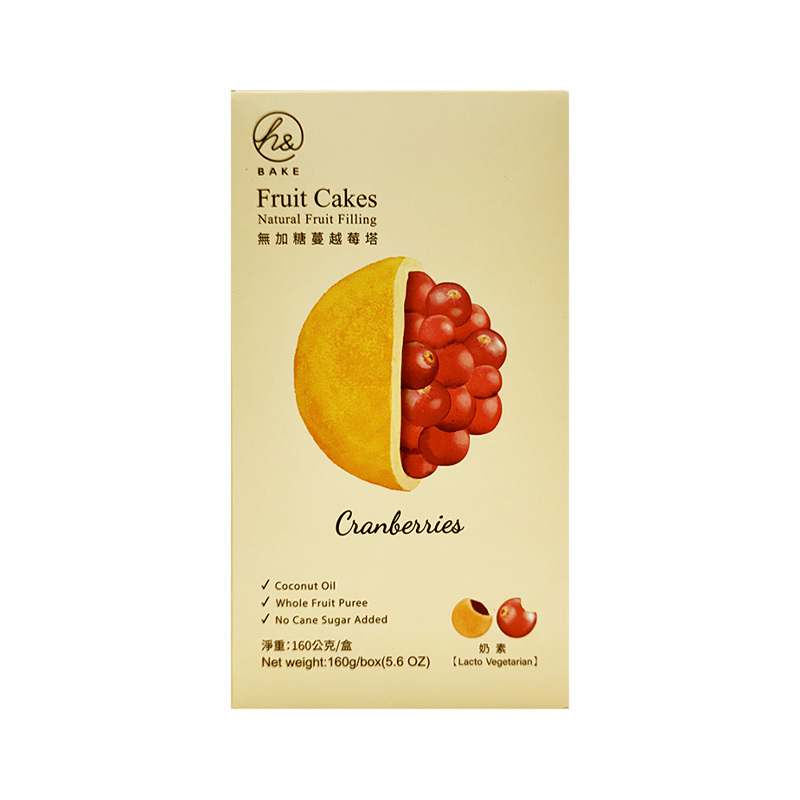 烘焙客 DiHaNi(無加糖)蔓越莓塔(奶素) 160g[食用日期︰17/5/2026]