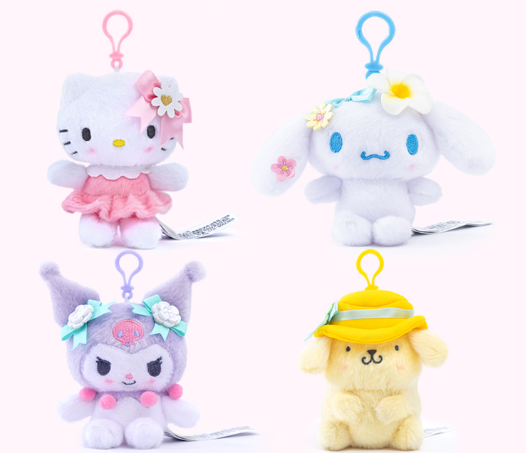 正版三麗鷗春日花卉吊飾