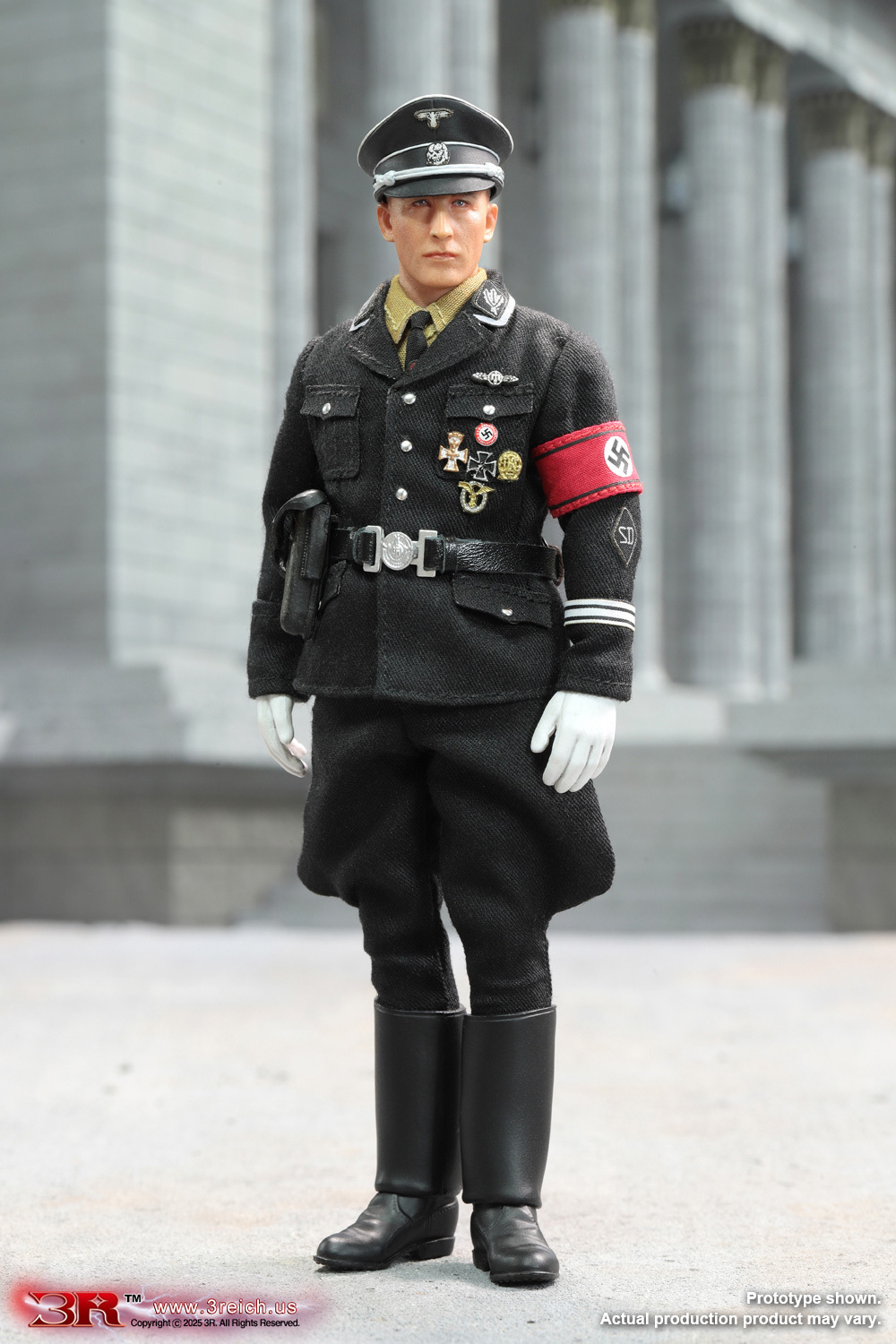 [訂金] 香港本地包郵 3R TG80006 1/12 Reinhard Heydrich WWII German SS- Obergruppenführer - Mini Reich Series