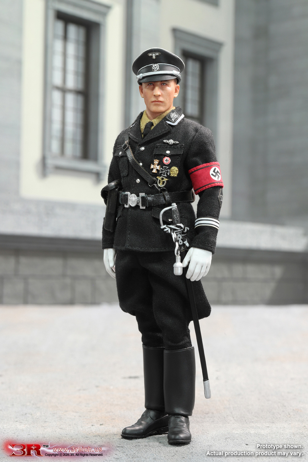 [訂金] 香港本地包郵 3R TG80006 1/12 Reinhard Heydrich WWII German SS- Obergruppenführer - Mini Reich Series
