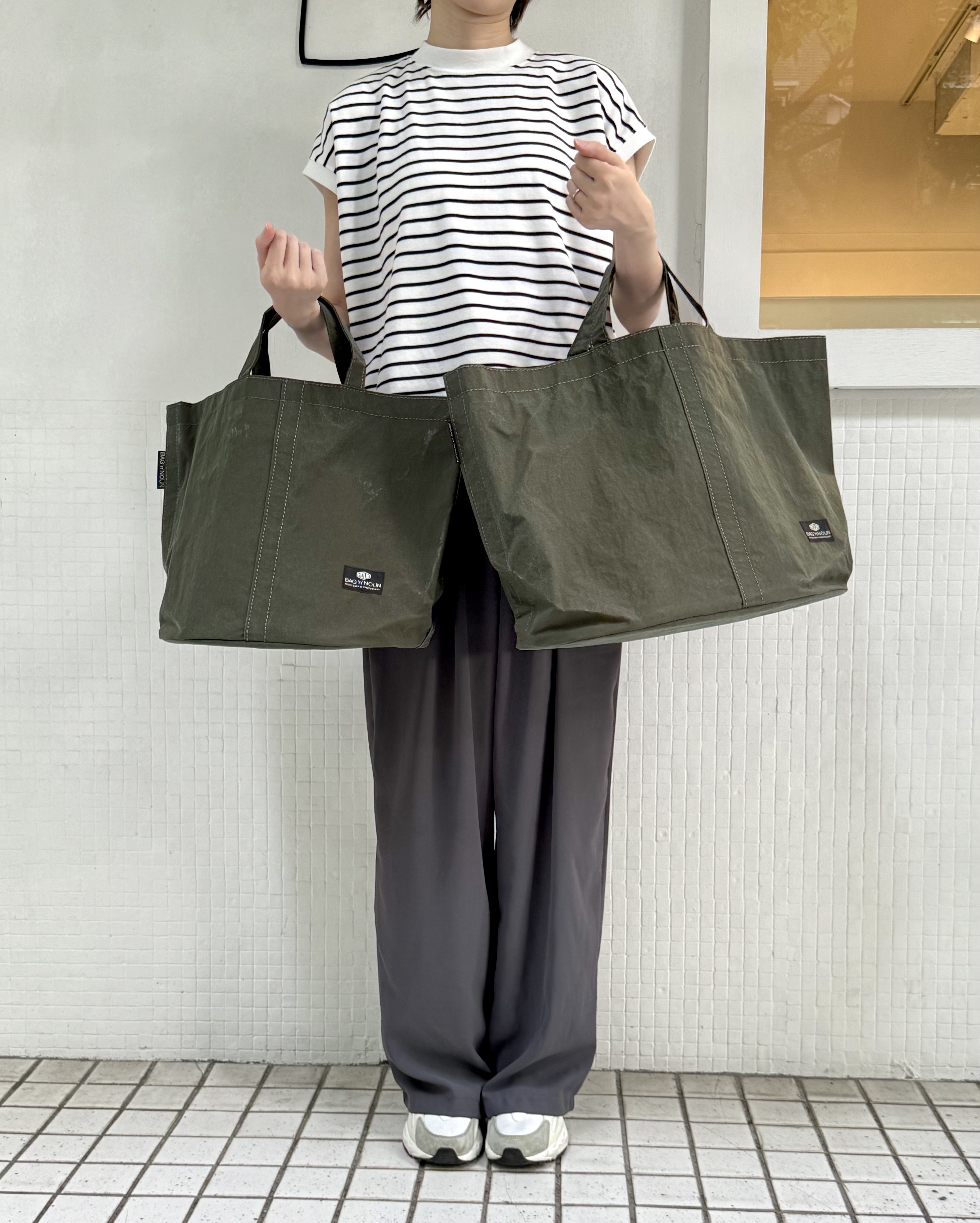 BAG'n'NOUN | ULTRA LIGHT MARKET BAG 橄欖綠托特包