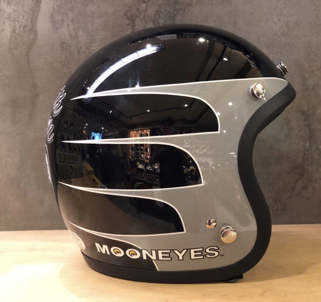 台灣限定Gallop X MOONEYES 2021【黑色】 3/4罩式