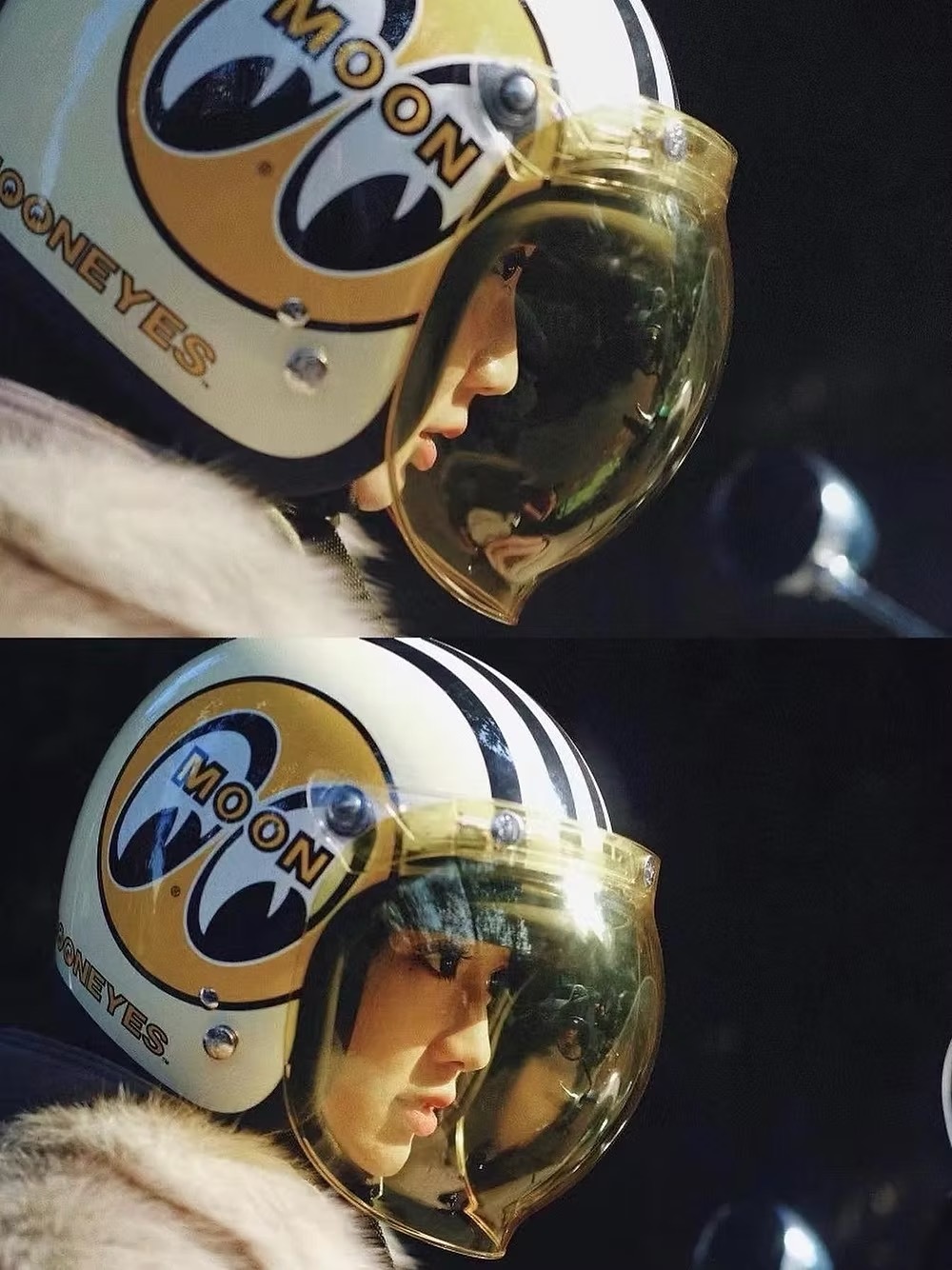 台灣限定Gallop X MOONEYES 2021【白色】 3/4罩式