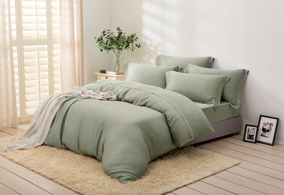 100%天絲60支雙人【薄被單】素面款|可裝棉被