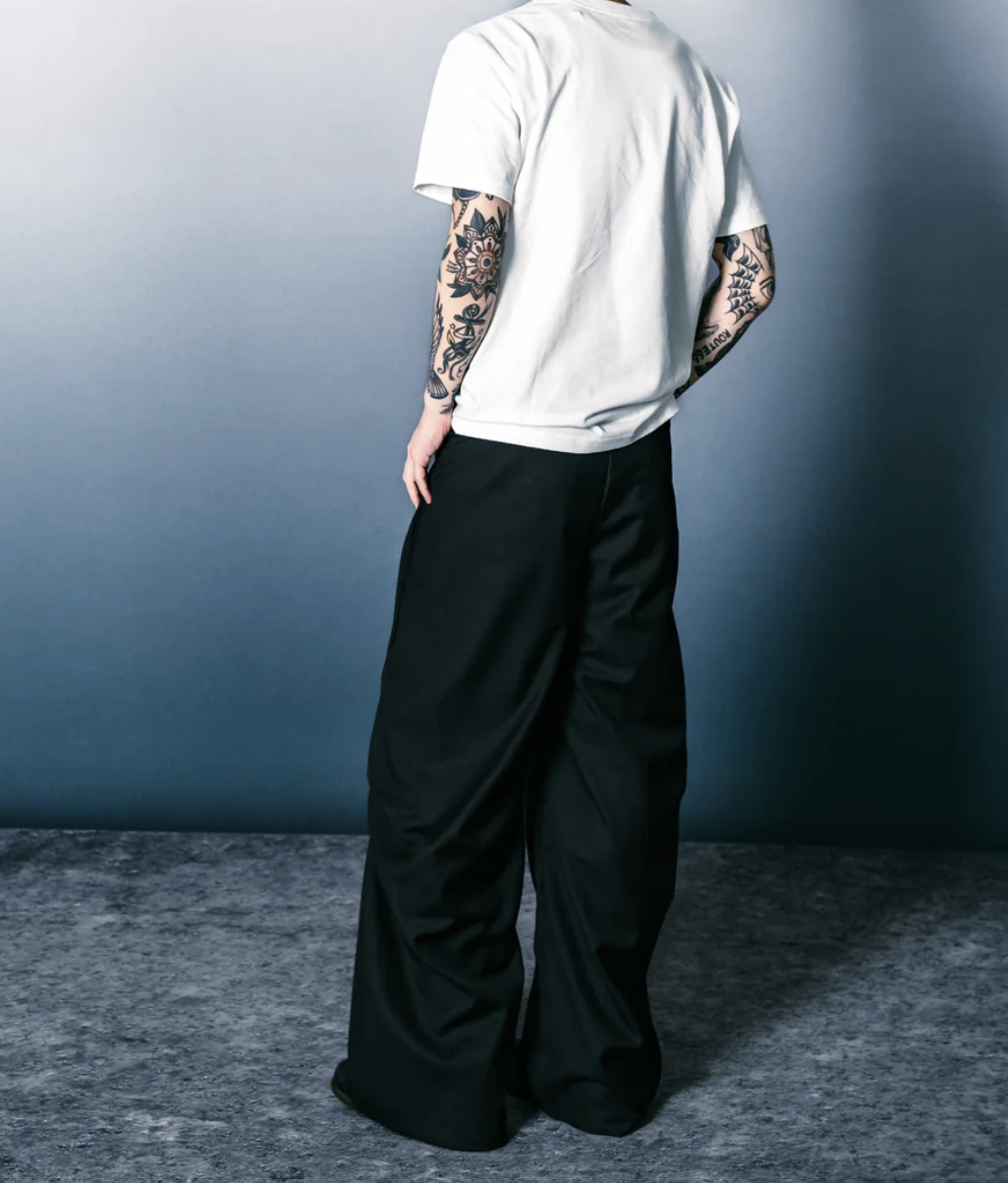 [現貨] Sense Phantom Fold Trousers Black | L25-35