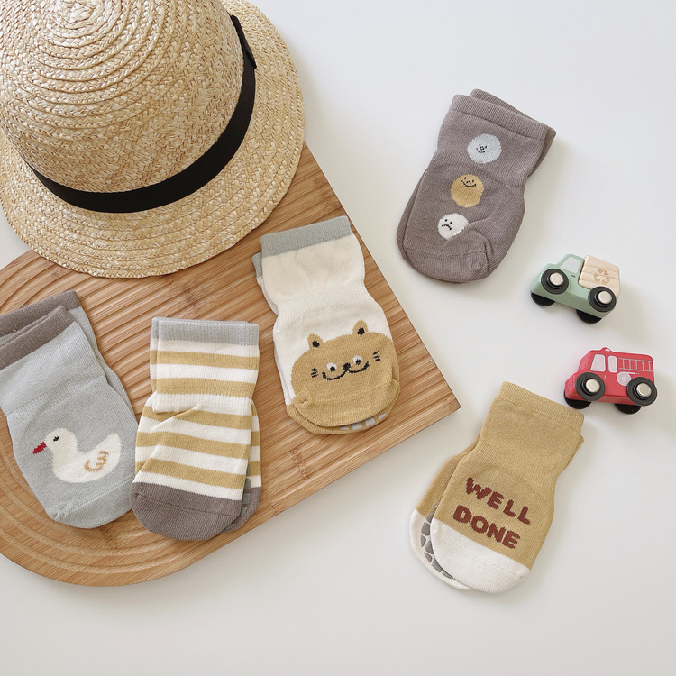 小清新鴨子貓咪襪子組