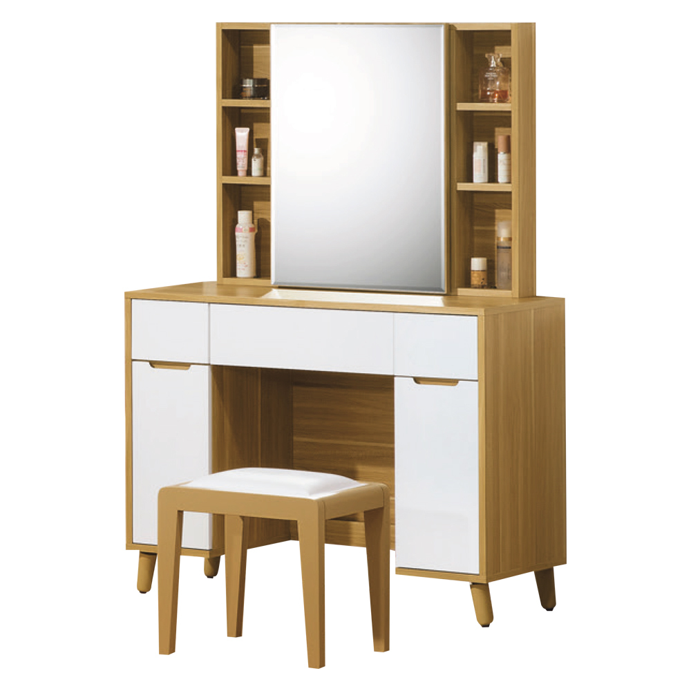 喬托3.3尺化妝桌/鏡台(贈化妝椅)