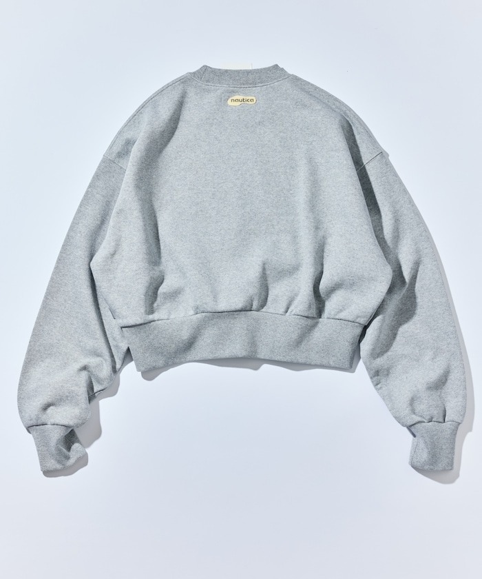 『代購商品』2025AW NAUTICA x Reebok Heavyweight Crew Neck Arch Logo Sweatshirt 聯名 女生 短版 大學T 1123207500004