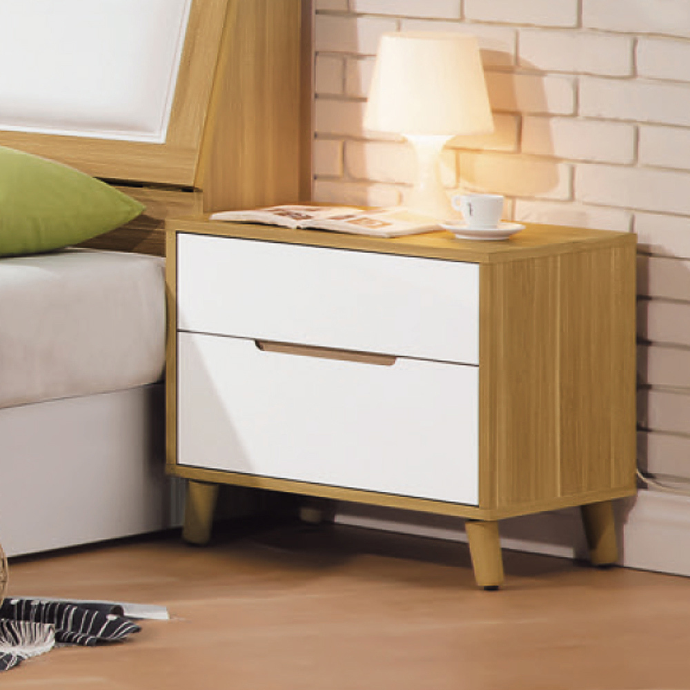 喬托1.8尺二抽床頭櫃/收納抽屜櫃