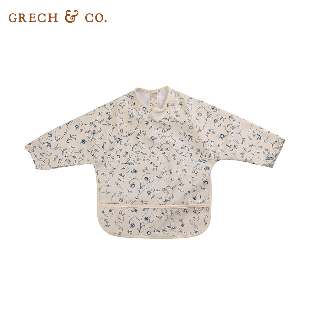 Grech&Co.  防水長袖圍兜 (多色可選)
