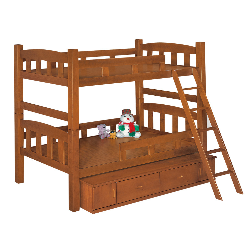 喬可功能型雙層床架(附抽屜櫃)