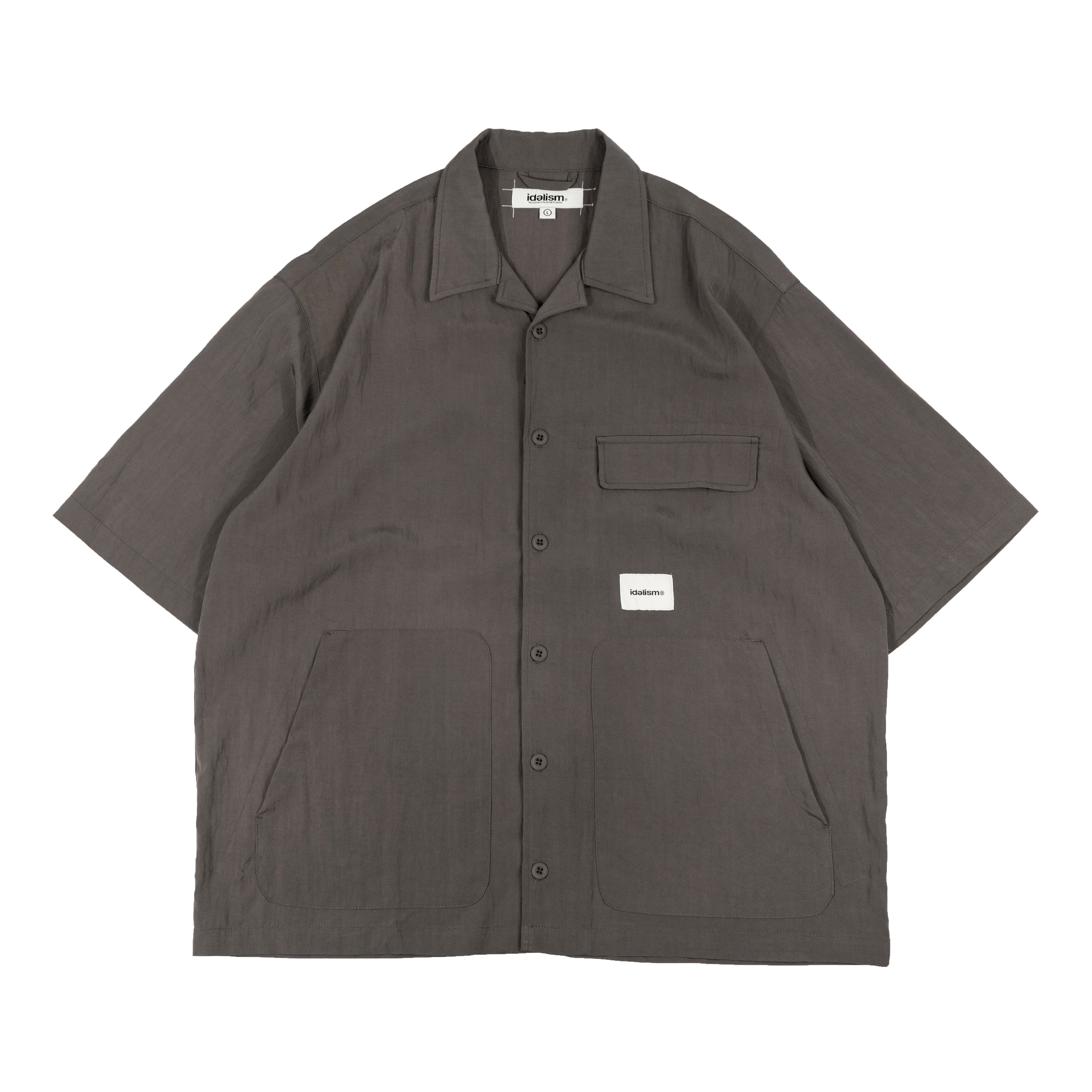 IDEALISM IDE Soft Shirt 軟質 機能 快乾 短襯衫 黑 棕