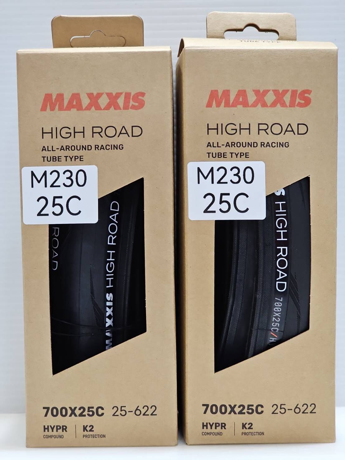 新款瑪吉斯 MAXXIS NEW High Road M230 700*25C OPEN 外胎 黑色  (要裝內胎的外胎)
