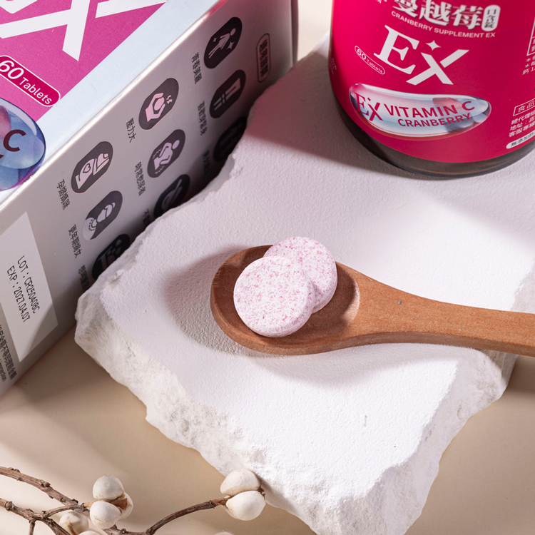 【沐曼】蔓越莓口含C錠 EX版 60粒/罐