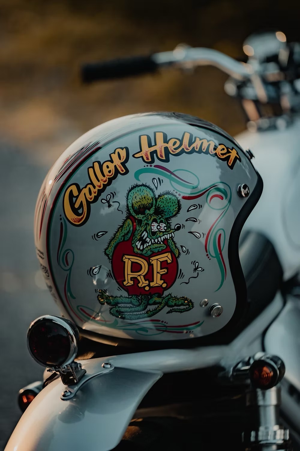 Gallop X Rat Fink 老鼠芬克 聯名限定【灰色】 3/4罩式