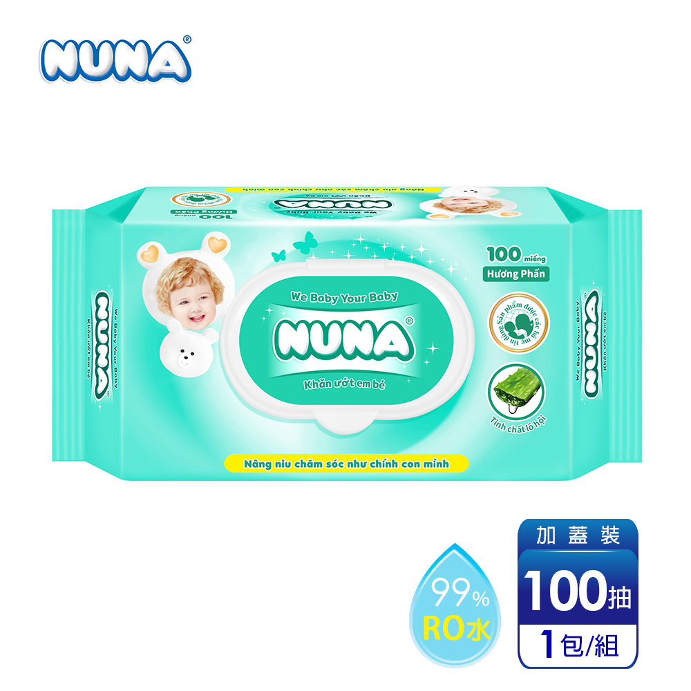 【NUNA】爽膚濕巾100抽/包