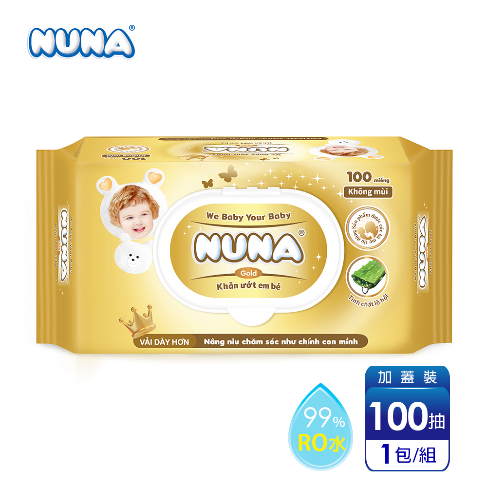 【NUNA】白金級濕巾100抽/包