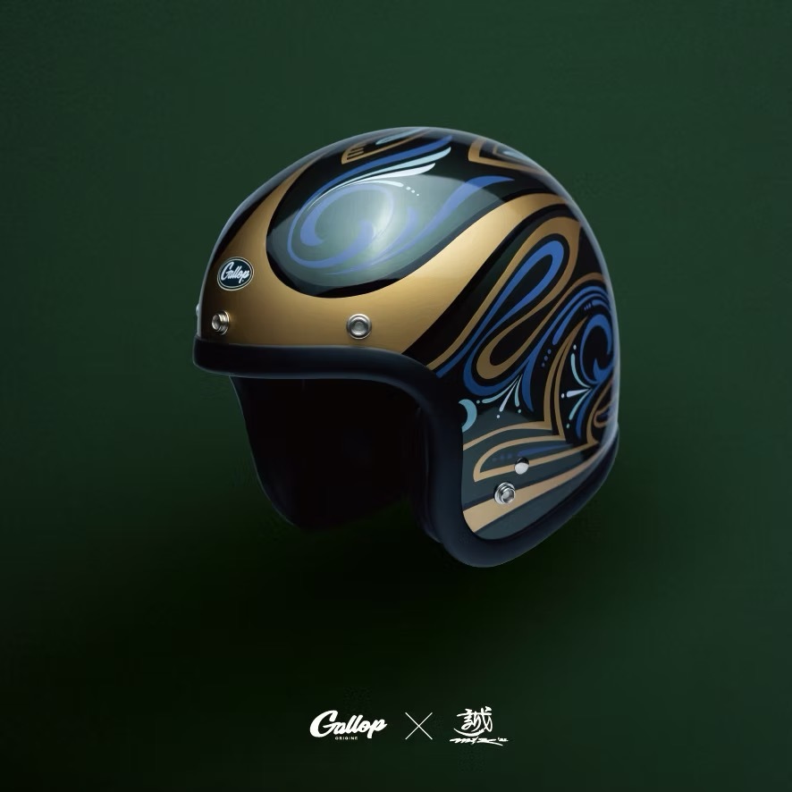 MAKOTO小林誠 X GALLOP聯名帽款-幸運兔【橄欖綠】 3/4罩式