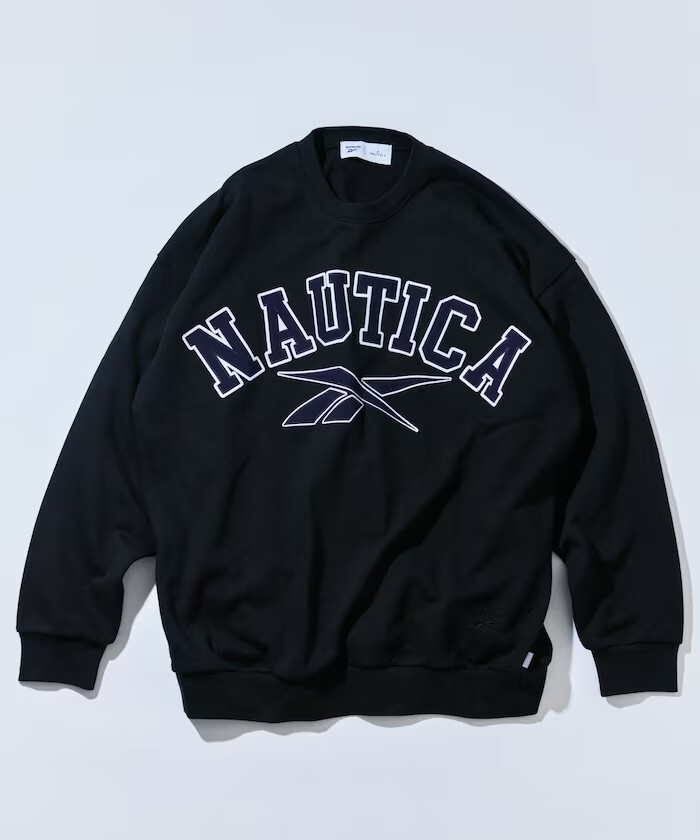 "代購" Reebok×NAUTICA 限定 聯名Logo 刺繡 大學T