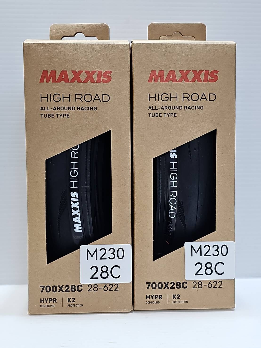 新款瑪吉斯 MAXXIS NEW High Road M230 700*28C OPEN 外胎 黑色  (要裝內胎的外胎)