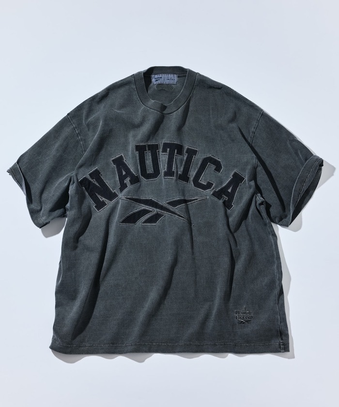 2025AW NAUTICA x Reebok Arch Logo Pigment Crew Neck T-Shirt Short Sleeve 聯名 水洗 刺繡 Logo 短T 現貨 1026207500202
