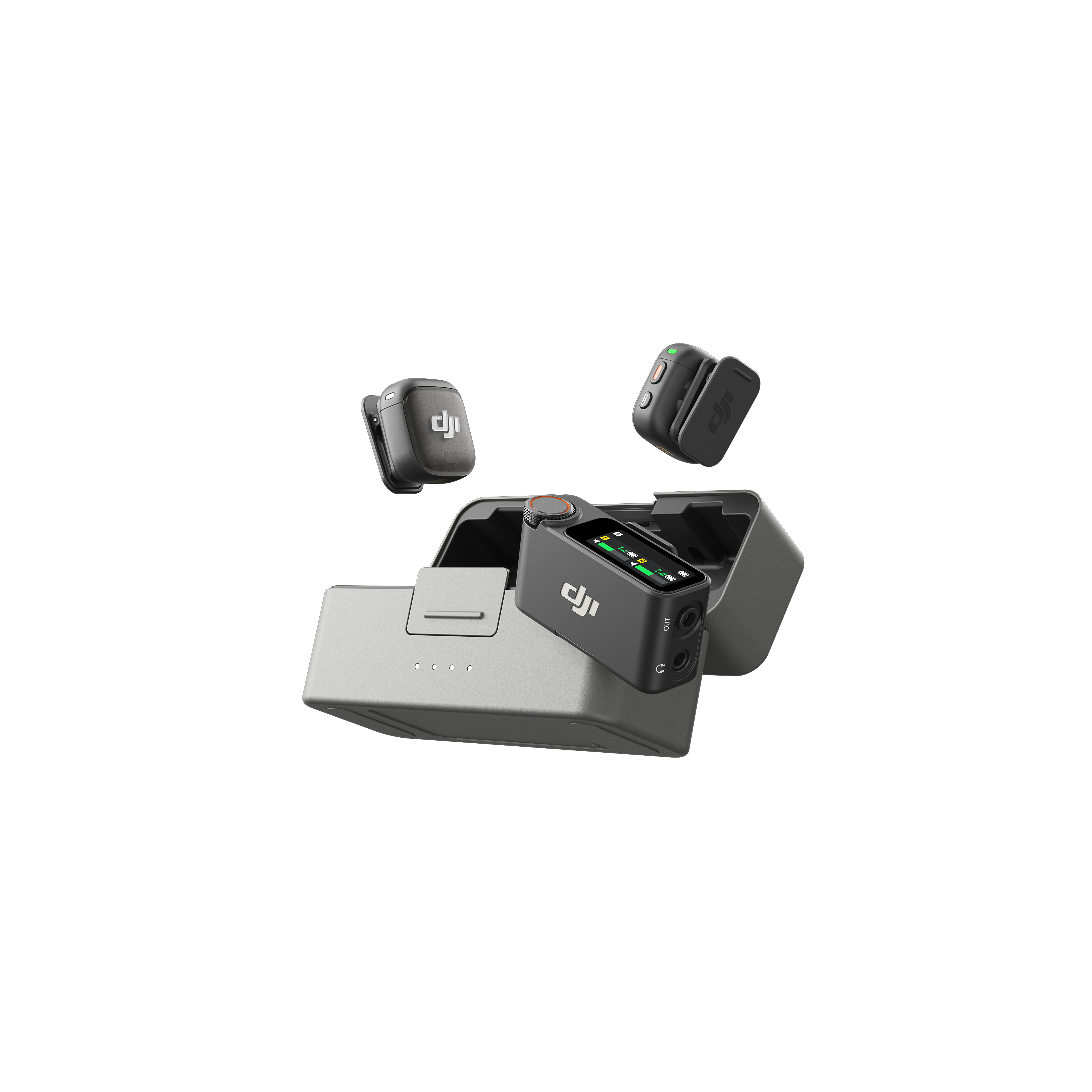 DJI Mic 3 Advanced Mini Wireless Microphone (1TX + 1RX / 2TX + 1RX + Charging Case)
