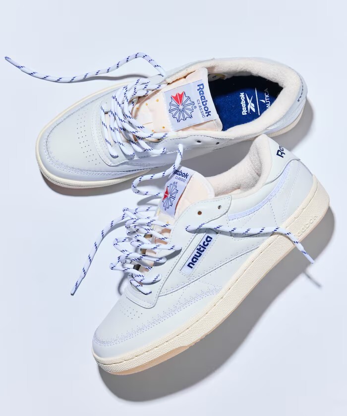 "代購" Reebok×NAUTICA 限定 聯名Logo Club C 85 Vintage 板鞋