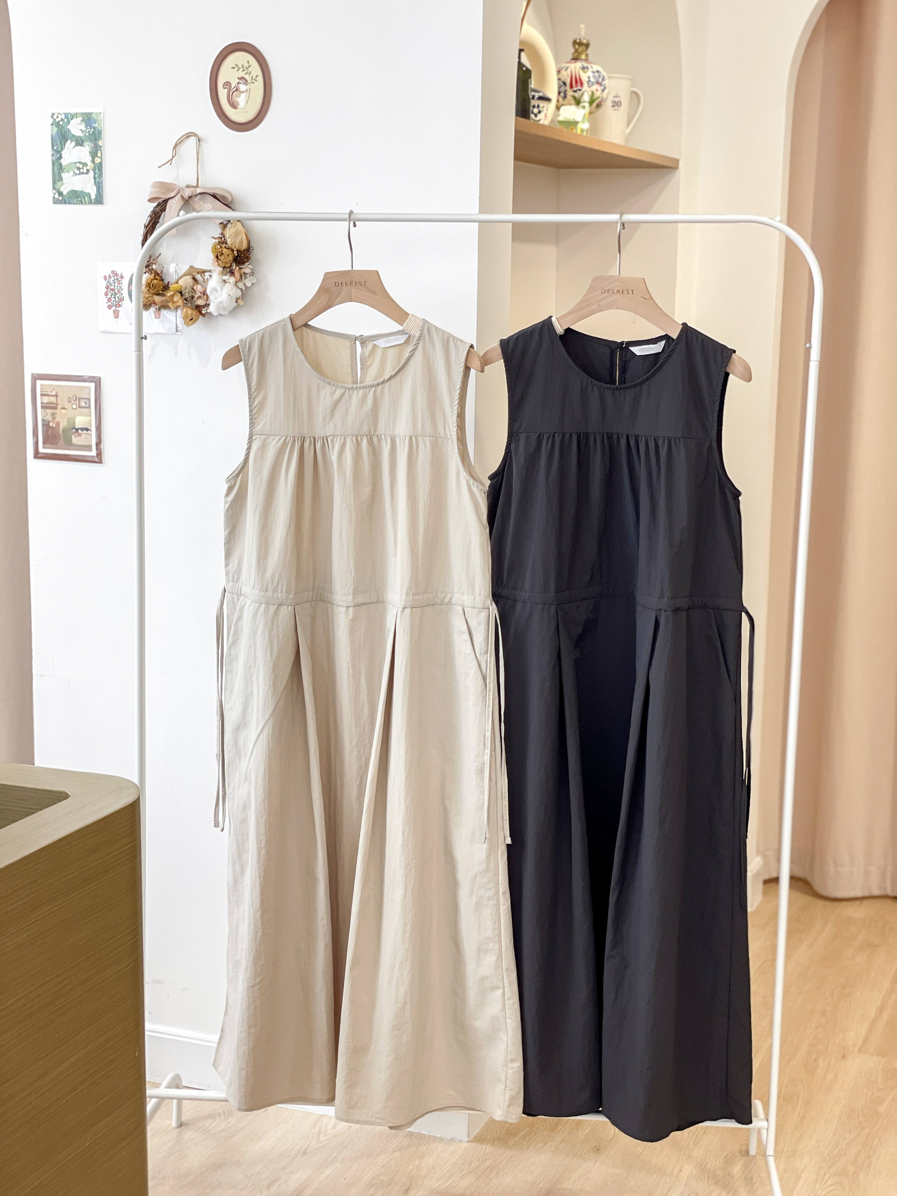 OP666 Onyx Grace Sleeveless Midi Dress