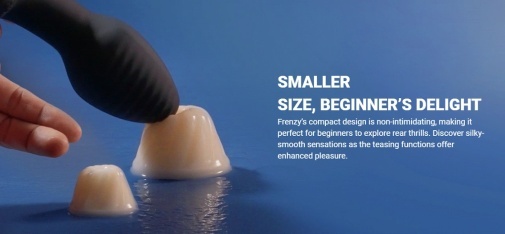 Honey Play Box - Frenzy Sensing App Rotating Butt Plug - Black