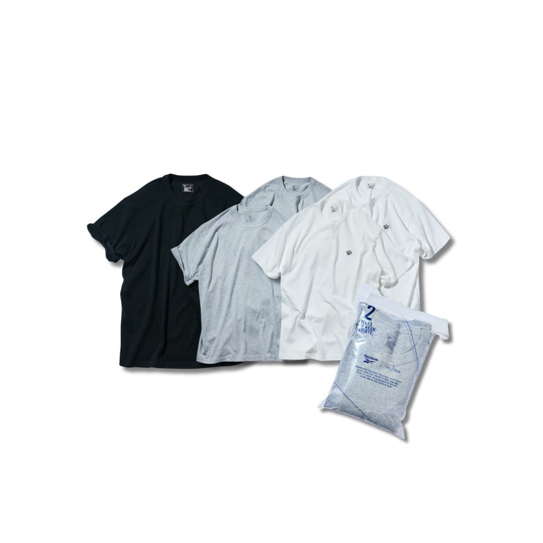 "代購" Reebok×NAUTICA 限定 聯名 LOGO 短T 刺繡 一包兩件