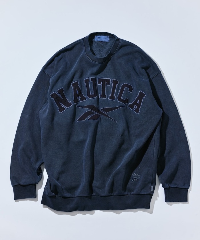 『代購商品』2025AW NAUTICA x Reebok Arch Logo Pigment Heavyweight Crew Neck 聯名 水洗 大學T 1021207500071