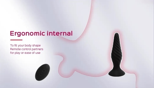 Honey Play Box - Idris Vibro Anal Plugs Set - Black