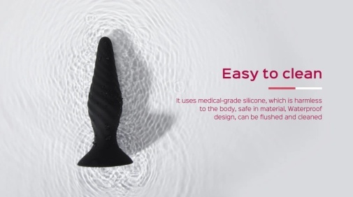 Honey Play Box - Idris Vibro Anal Plugs Set - Black