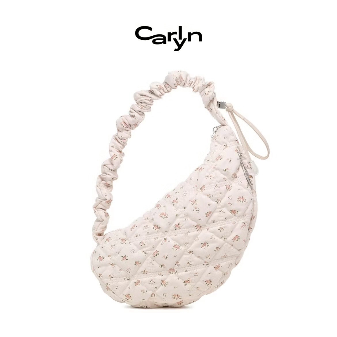 🇰🇷CARLYN Flower Cozy 碎花雲朵包 藍色/粉色 肩背包 單肩包 斜背包